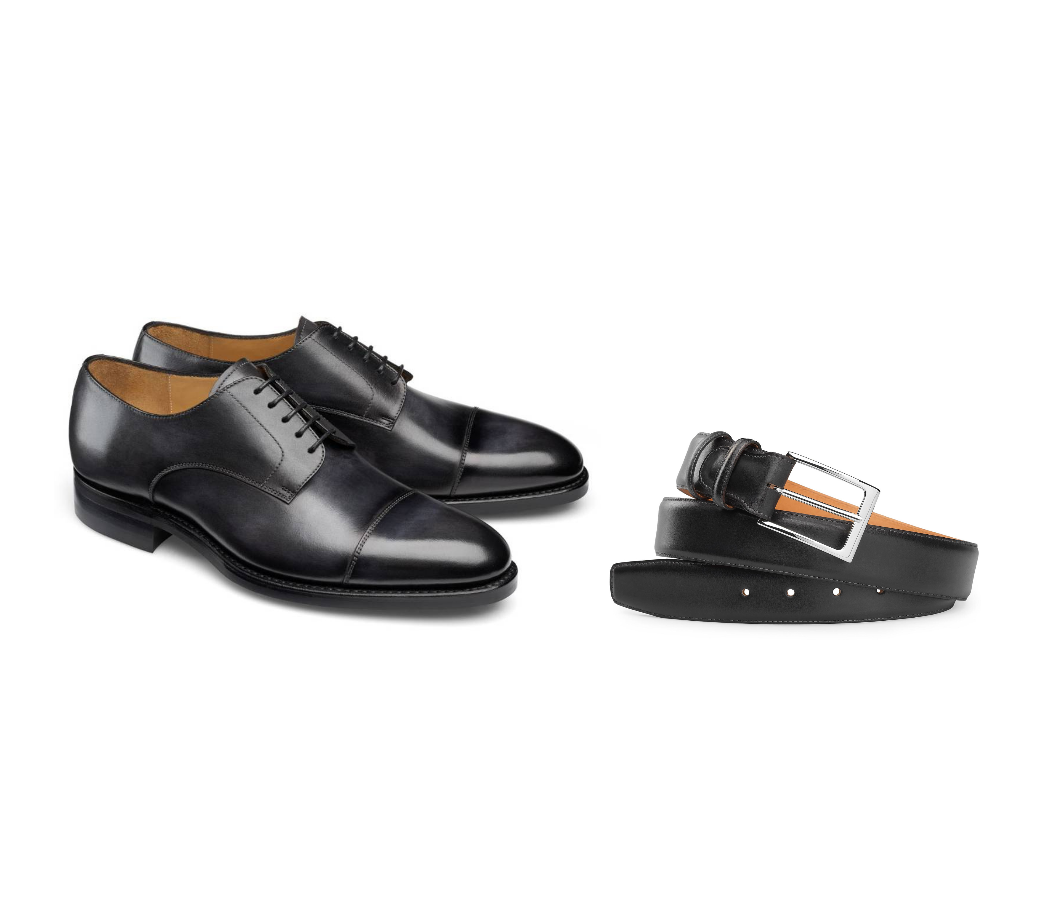 Chaussures Cap Toe - Gary Noir Shadow